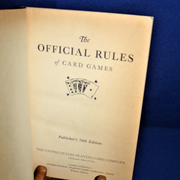 Vintage Official Rules of Card Games 56th Edition 1969 U.S. Playing Card Company - Picture 4 of 6
